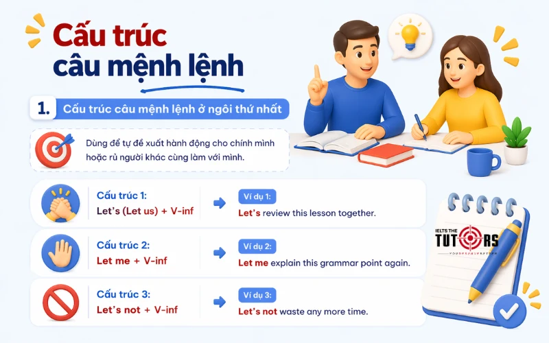 Cấu trúc câu mệnh lệnh ở ngôi thứ nhất