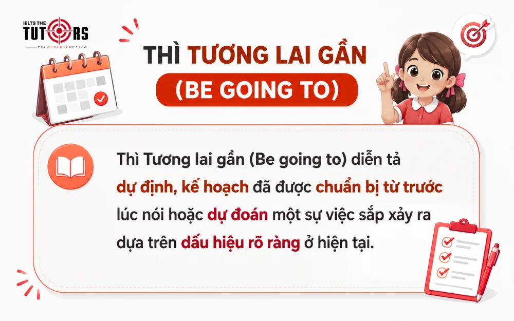 Thì tương lai gần (Be going to) là gì