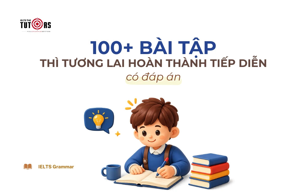 bài tập thì tương lai hoàn thành tiếp diễn thumbnail