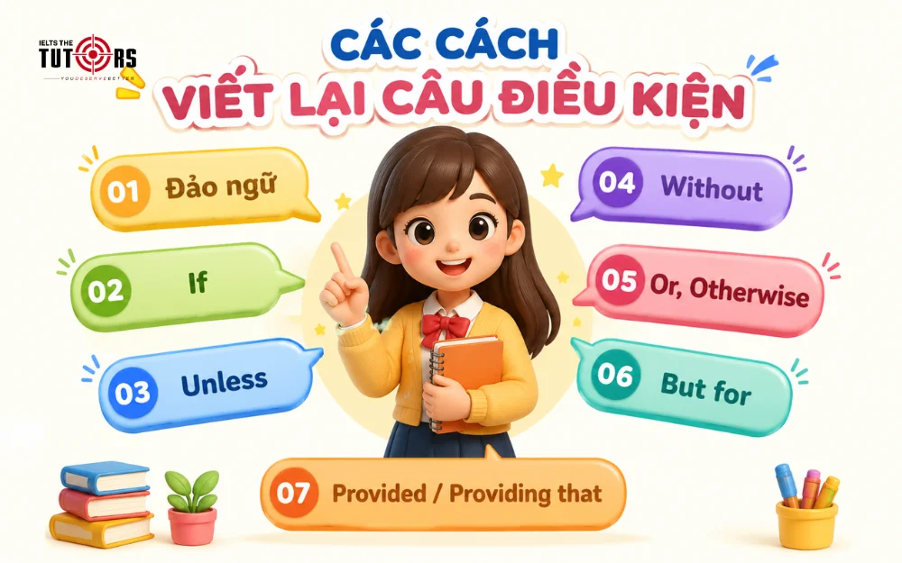 Cách viết lại câu điều kiện
