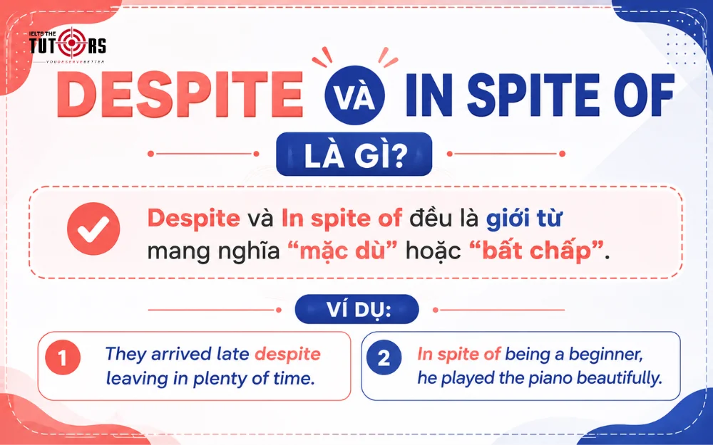 Despite và In Spite Of là gì