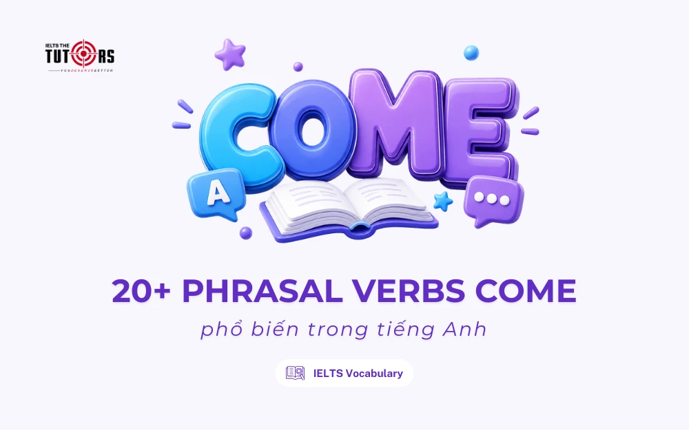 20+ Phrasal Verbs Come phổ biến
