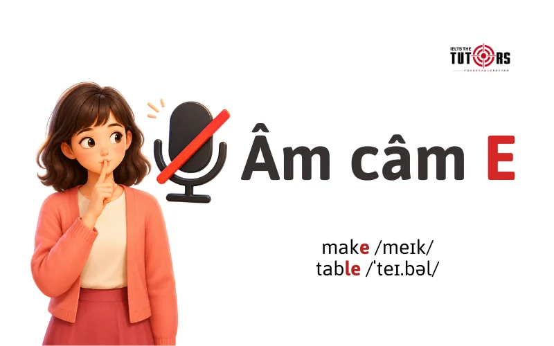 cách phát âm âm câm E trong tiếng Anh