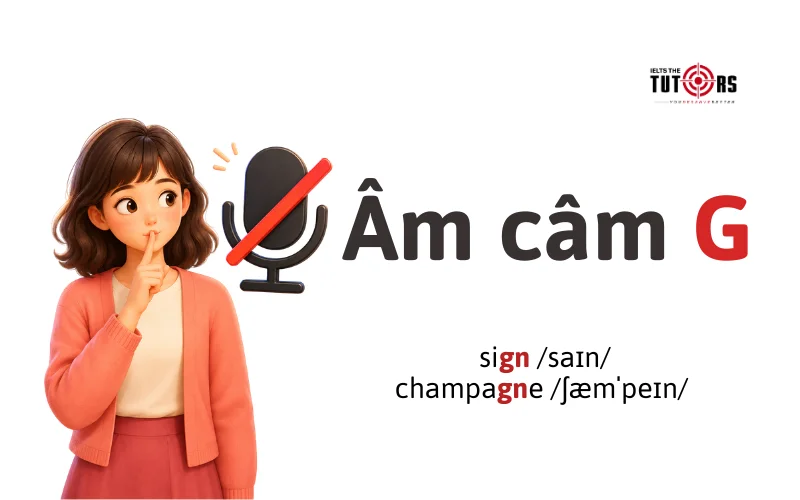 cách phát âm âm câm G trong tiếng Anh