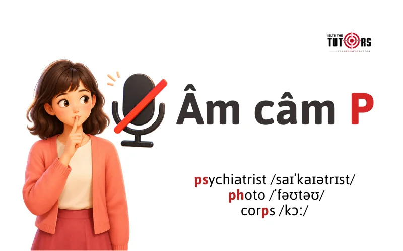 cách phát âm âm câm P trong tiếng Anh