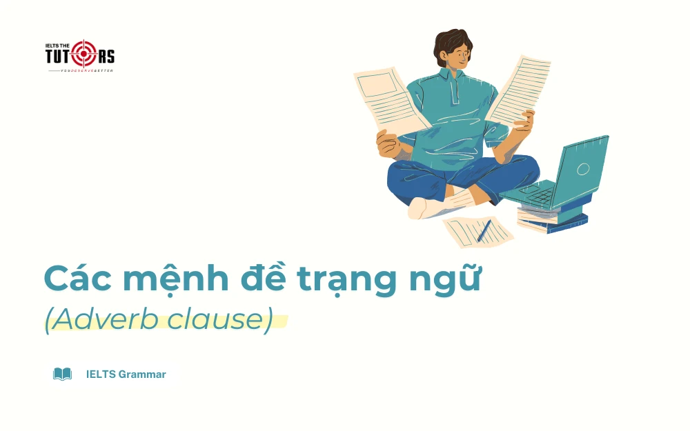 mệnh đề trạng ngữ adverb clause thumbnail