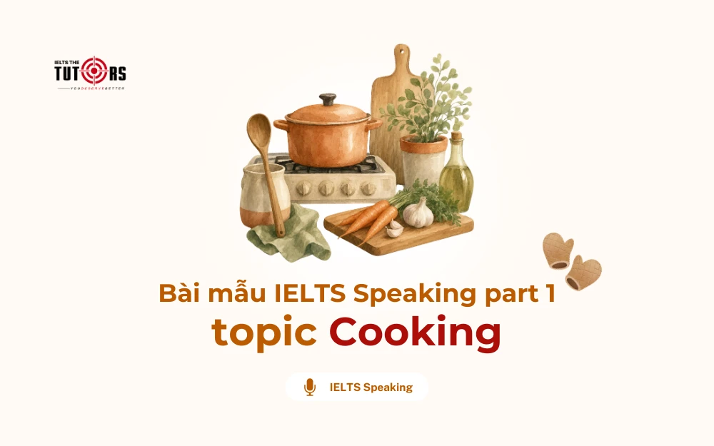 IELTS Speaking part 1 topic Cooking thumbnail
