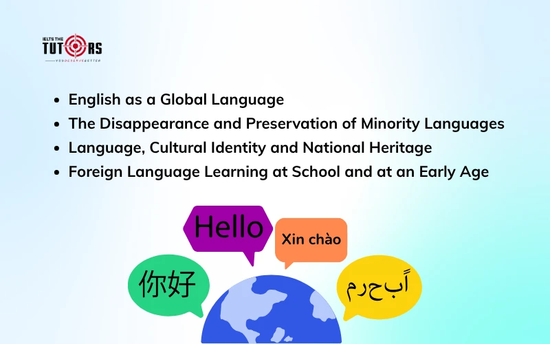 Các vấn đề thường gặp trong IELTS Writing task 2 topic Language