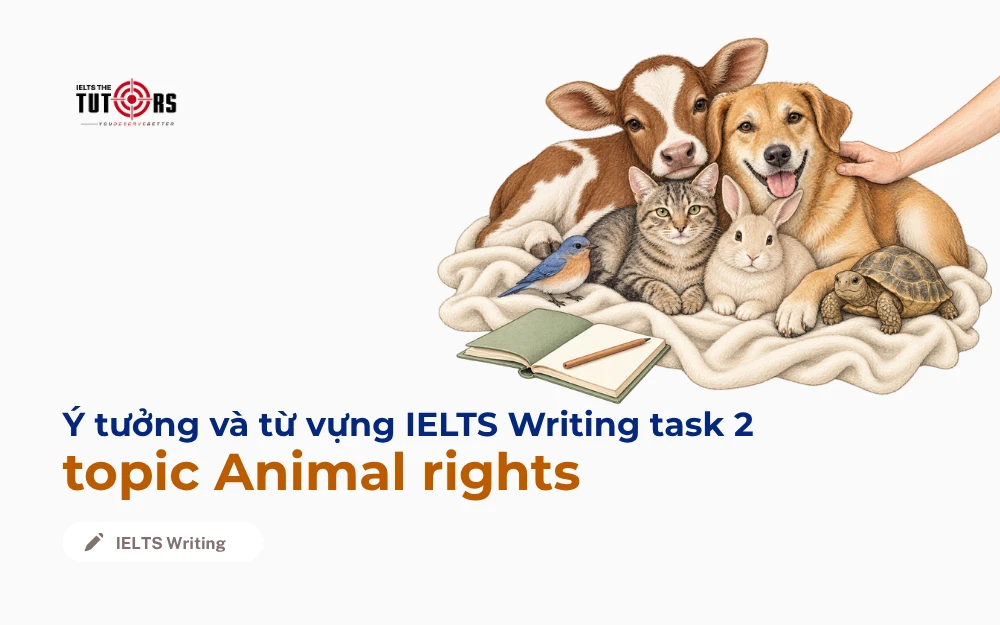 IELTS Writing task 2 topic Animal rights thumbnail