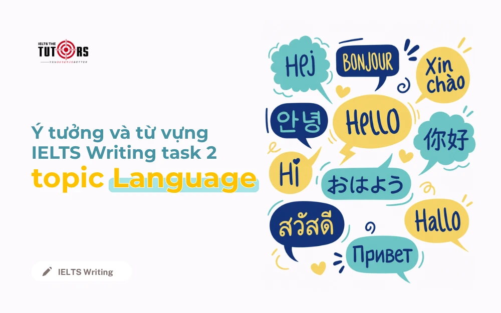 IELTS Writing task 2 topic Language thumbnail