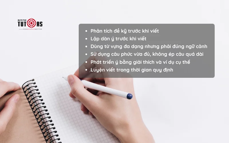 Mẹo cải thiện band IELTS Writing task 2 hiệu quả