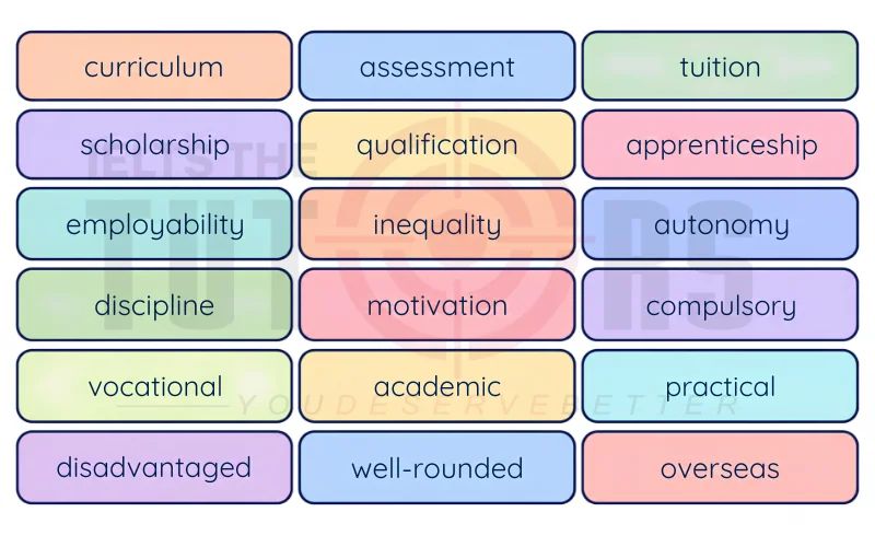 Từ vựng & collocation ăn điểm chủ đề Education