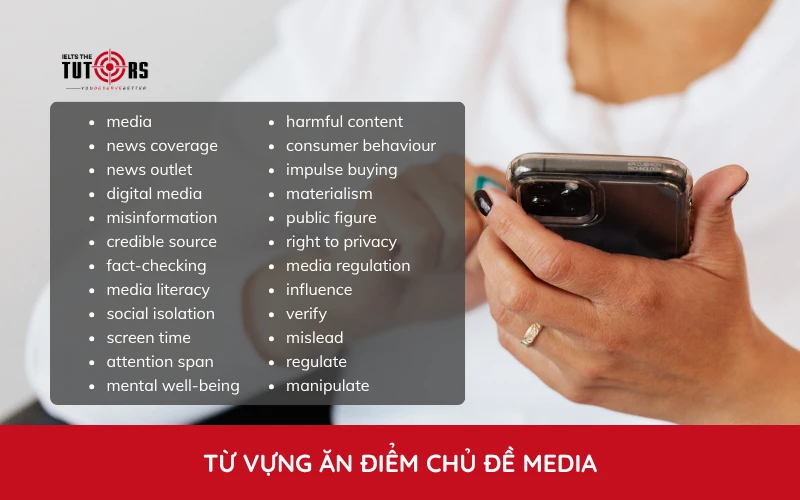 Từ vựng và collocation chủ đề Media Writing task 2