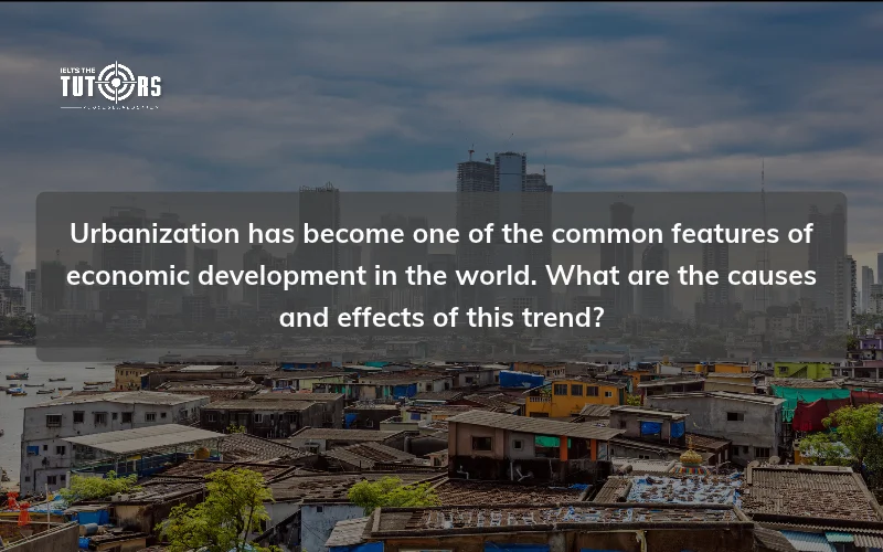 Urbanization has become one of the common features of economic development in the world sample
